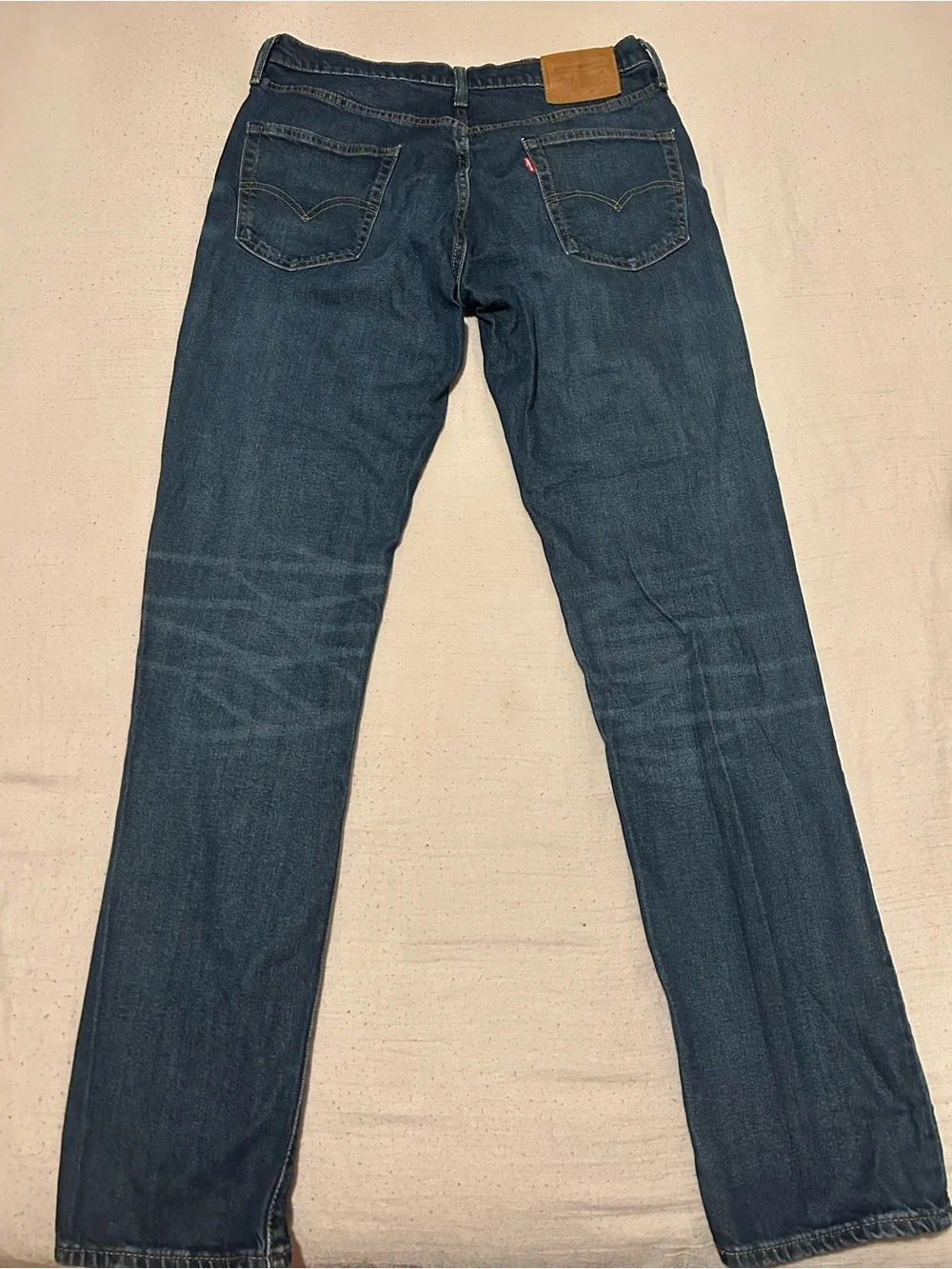 Levi's Men's Dark Blue Jeans straight leg 33x34